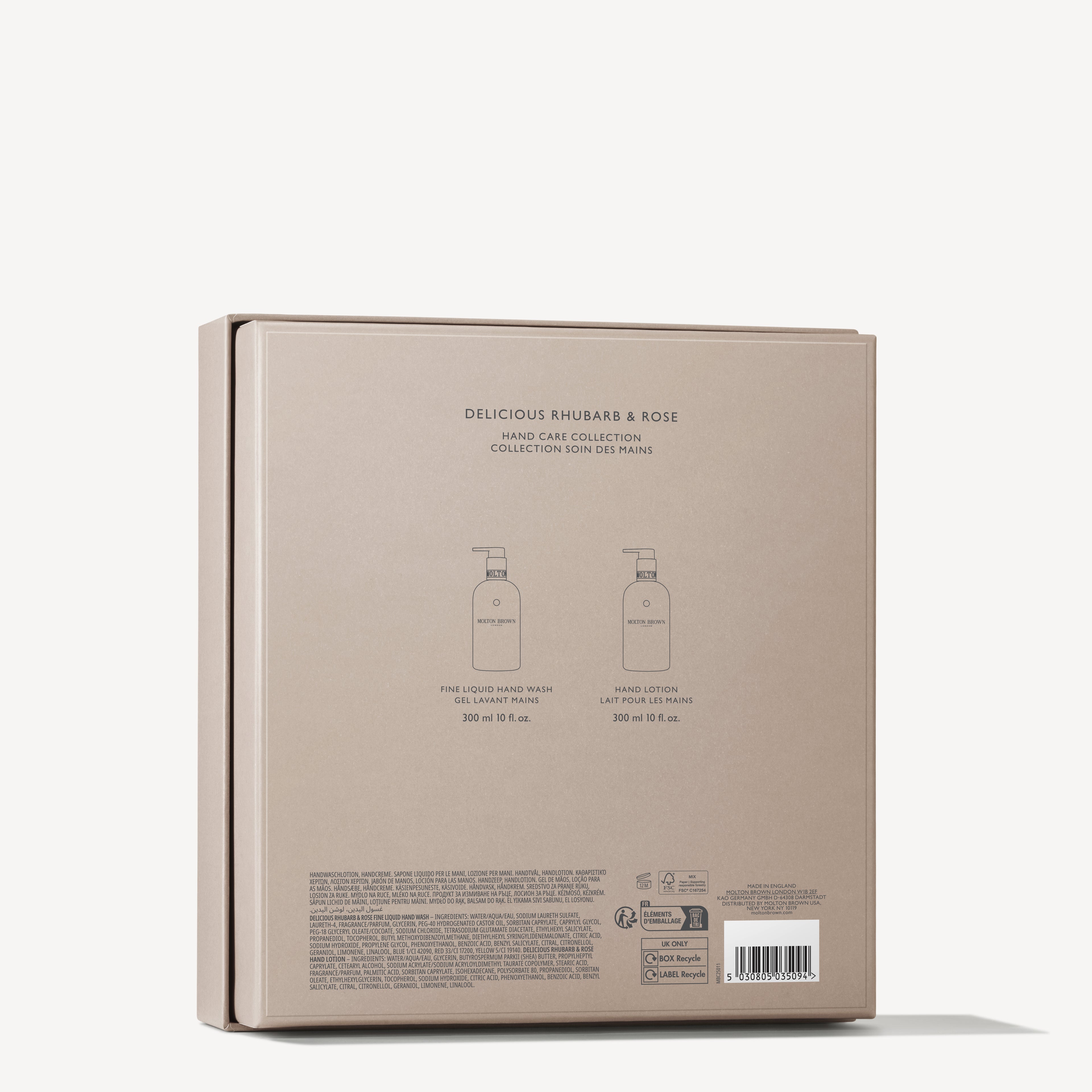 Cofanetto Regalo Mani Delicious Rhubarb & Rose