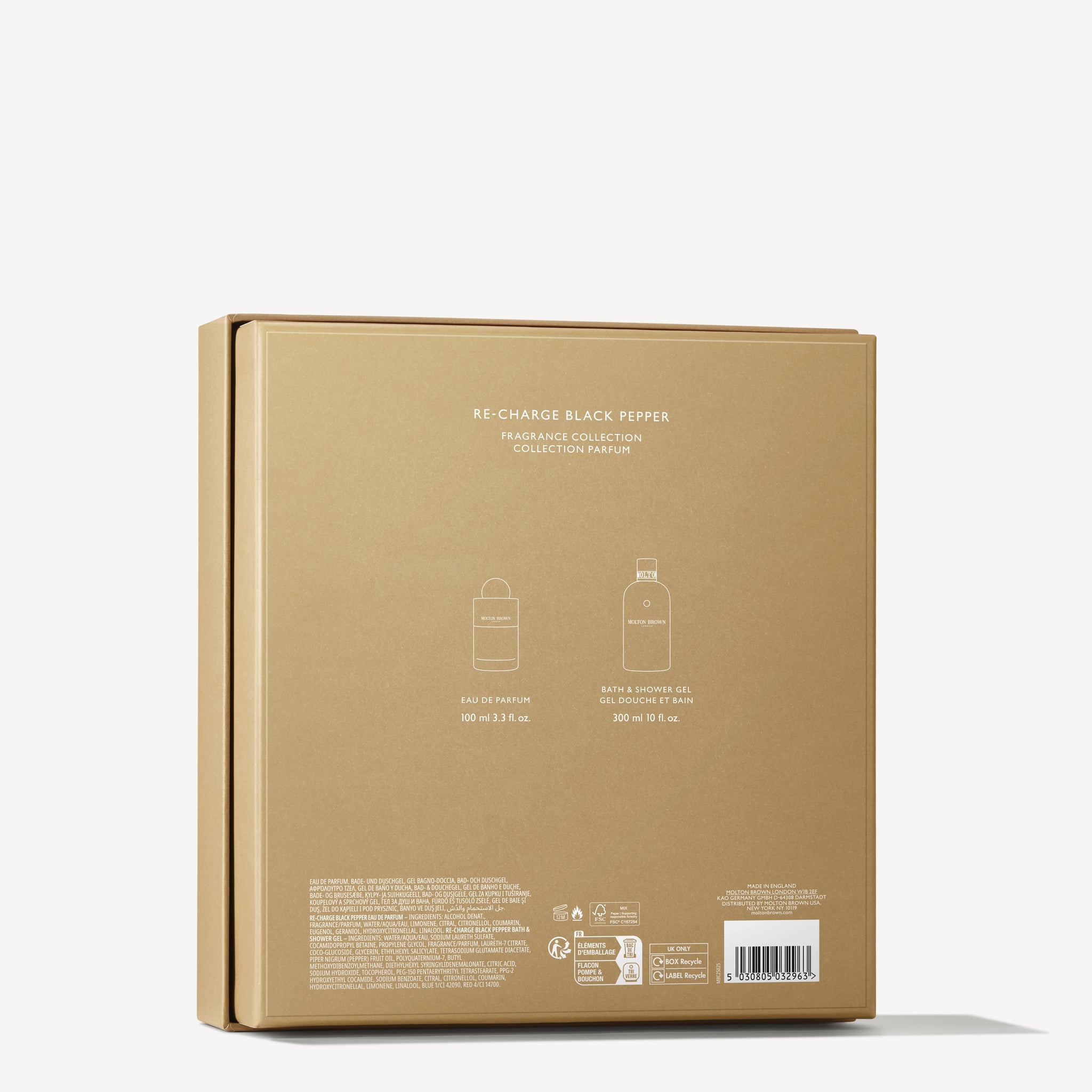 Cofanetto Regalo Eau de Parfum Re-charge Black Pepper