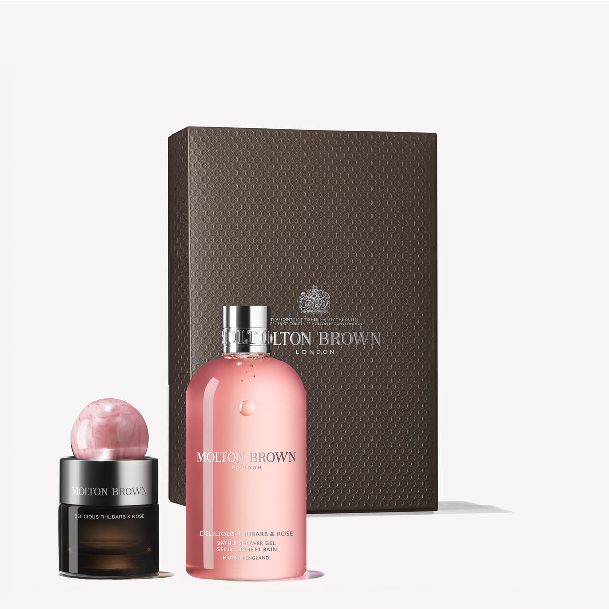 Delicious Rhubarb & Rose Fragrance & Body Gift Set