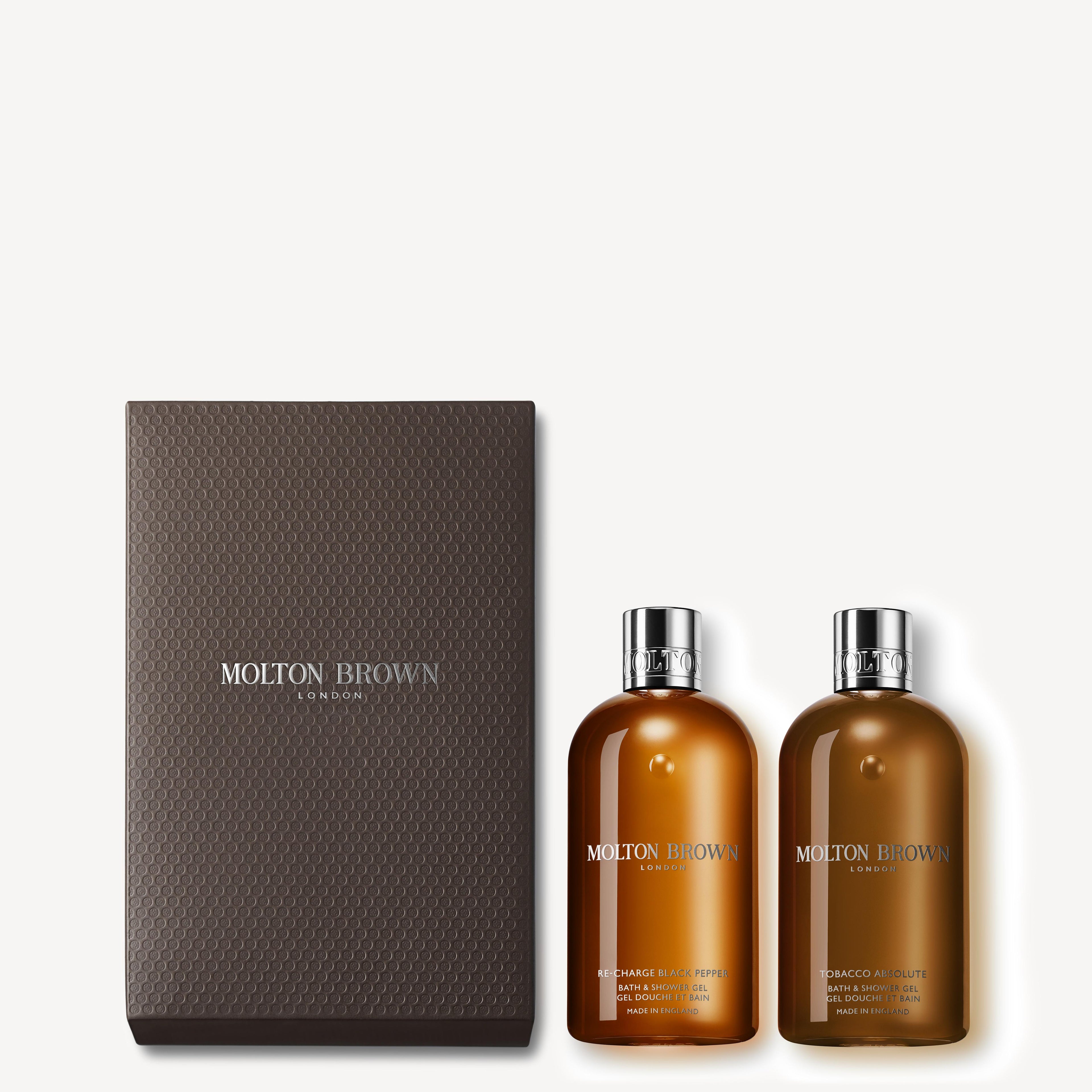Molton Brown Re-charge Black Pepper & Tobacco Absolute Gel Doccia Gift Set